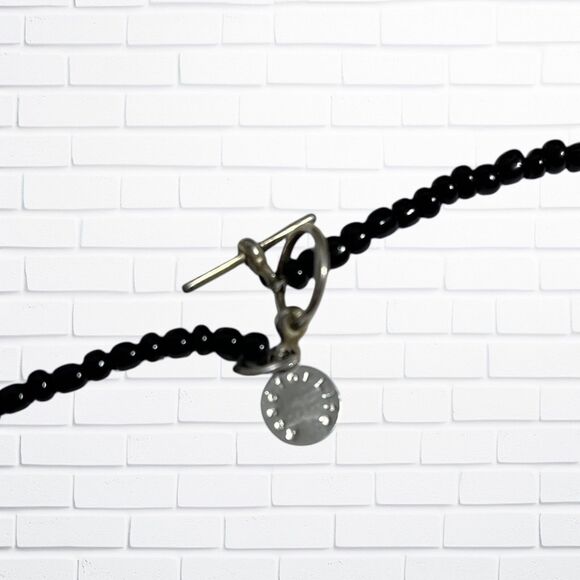 Bead For Life Necklace Paper Glass Beaded Purple Black Handmade Artisan Uganda - Picture 7 of 8